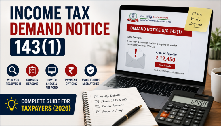 Income Tax Demand Notice 143 1