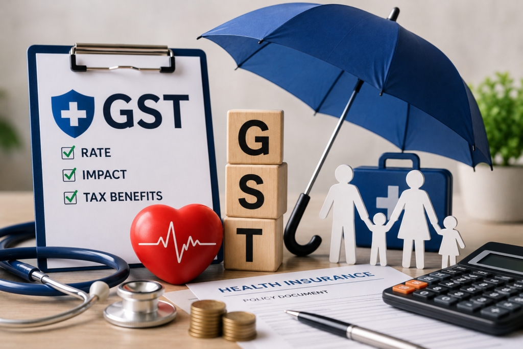 GST for Health Insurance 2026: Define Rate, Impact and Tax Benefits GST for Health Insurance