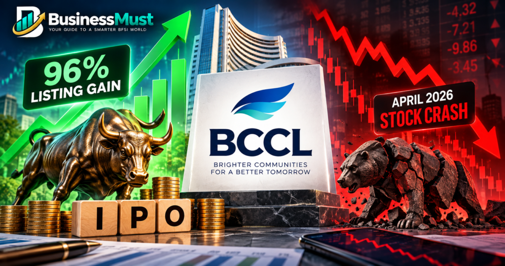 BCCL IPO GMP: Post-IPO Reality Check – 96% Listing Gain vs. April 2026 Stock Crash BCCL IPO GMP