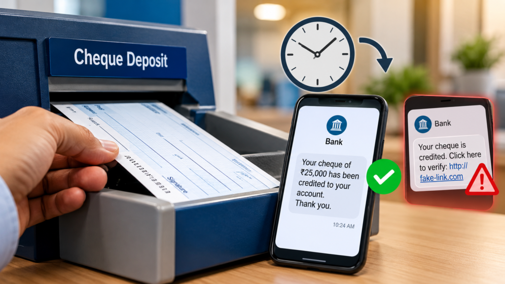 Cheque Deposit Message: What It Means, How Long Credit Takes, and How to Spot a Fake Cheque Deposit Message