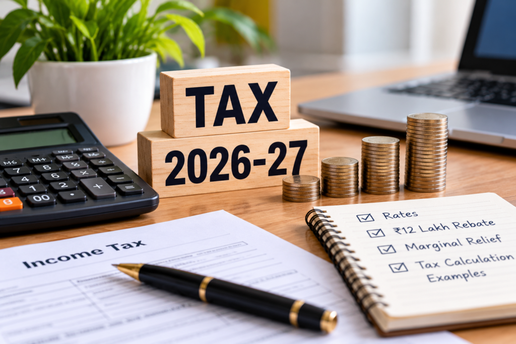 New Tax Regime Slabs 2026-27: Rates, ₹12 Lakh Rebate, Marginal Relief & Tax Calculation Examples New Tax Regime Slabs