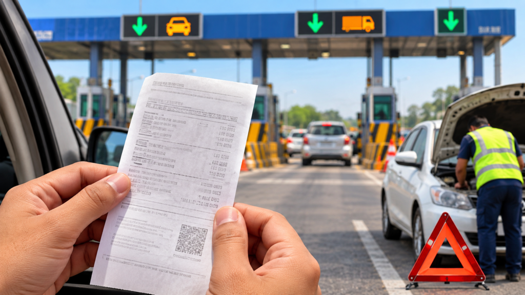 Toll Gate Receipt